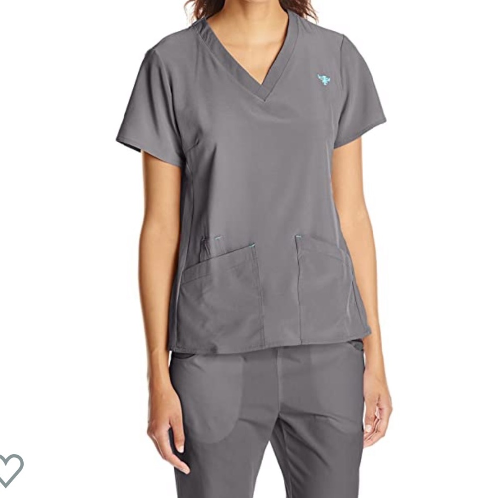 Med Couture Scrubs, Sz XS, Gray